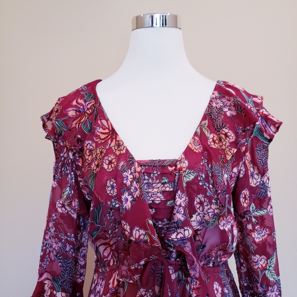 FOR LOVE & LEMONS Flora Drawstring Mini Dress - Picture 4 of 8